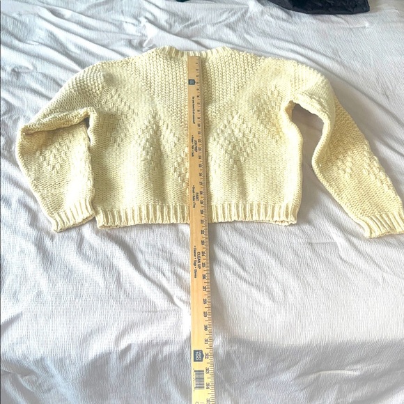 Arrow Cum Laude Chunky Wool Knit Sweater Large - Picture 7 of 7